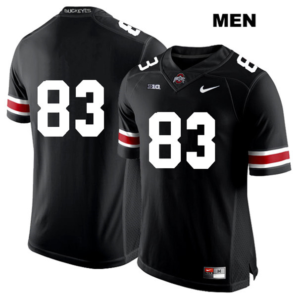 Ohio State Buckeyes Men's Terry McLaurin #83 White Number Black Authentic Nike No Name College NCAA Stitched Football Jersey BA19X67ST
